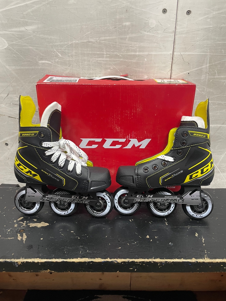 New CCM Regular Width Size 12 Super Tacks 9350 Inline Skates