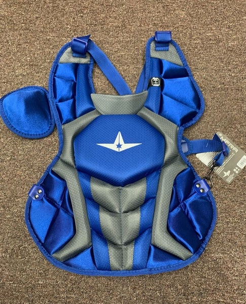 All Star System 7 Axis Youth 10-12 Catchers Gear Set - Royal Blue Grey |  SidelineSwap