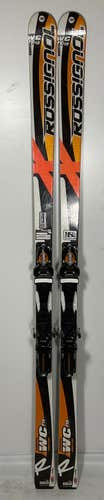 Used Rossignol 186cm Radical World Cup GS Race Skis With Rossignol Axial 2 Bindings (470C)