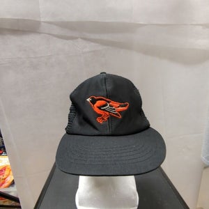 Vintage Baltimore Orioles U.I.I Mesh Trucker Snapback Hat MLB