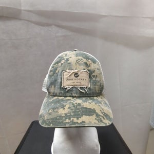 Pure Hockey Camo Mesh Snapback Hat