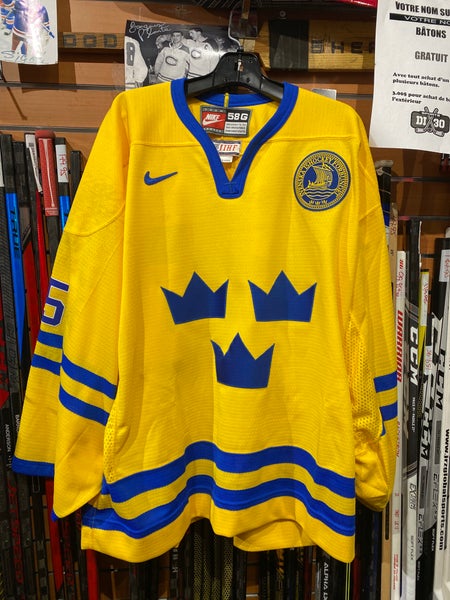 Henrik Lundqvist , Game Issued , Sweden Goalie Jers