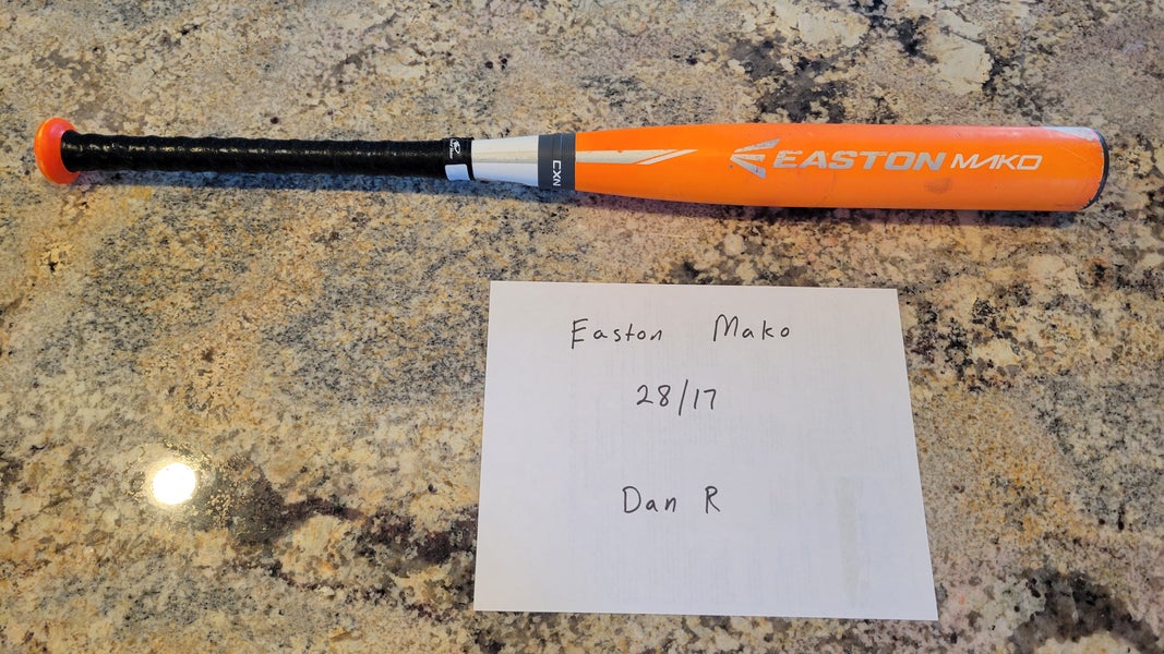 Easton "Creamsicle" Mako Bat 28" -11 17oz
