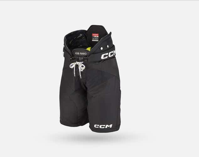 New CCM Senior TACKS AS 580 Hockey Pants SM 11860-CCMHPAS580SRSBLK