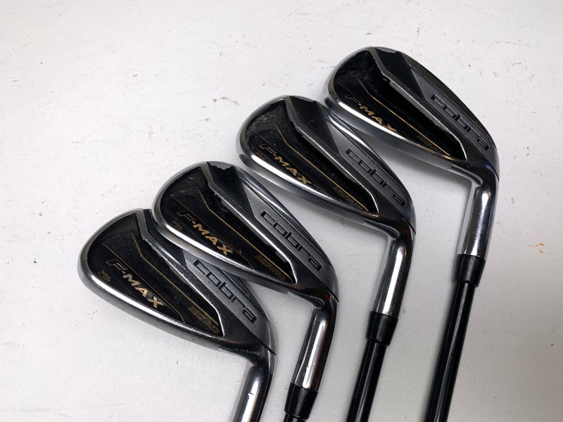 Cobra F-Max Iron Set 7-PW SuperLite 55g Senior Graphite Mens RH Midsize Grips