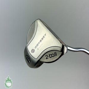 Used Right Handed Odyssey White Steel 2-Ball 35" Putter Steel Golf Club