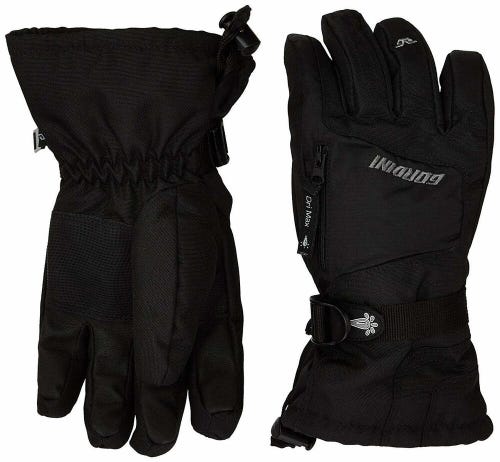 Gordini Junior KIDS Waterproof Ultra Dri-Max Gauntlet Ski / Winter Gloves, Black