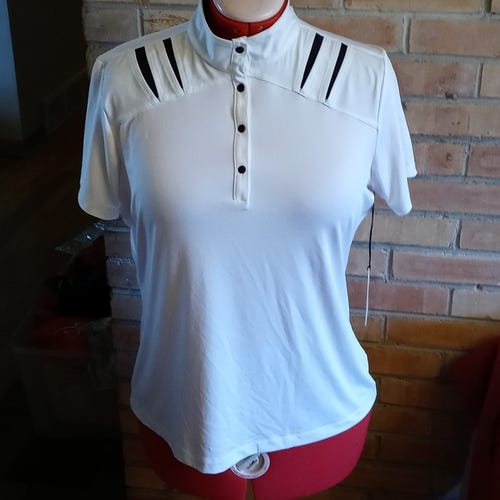 NWT TAIL WHITE LABEL GOLF / TENNIS SHIRT WOMENS L QUICK DRY MOISTURE WICKING