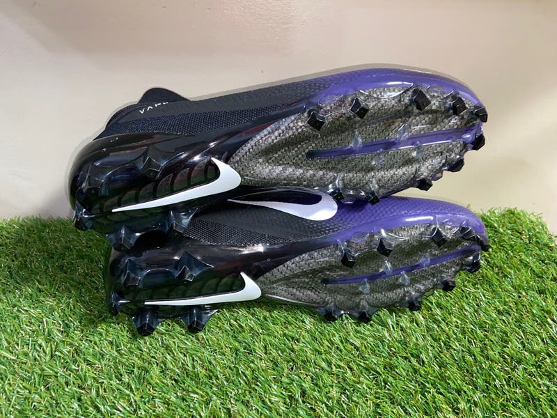 Size 14 Nike Alpha Menace Elite TD Football Cleats Purple Gold Ravens PE Nike Alpha Menace Elite 2 Flyknit Football Cleats Ravens  main image 4