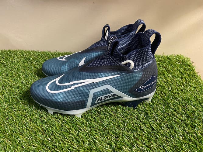 Nike Alpha Menace Elite 3 Mens Football Cleats College Navy CT6648 400 Size 7.5