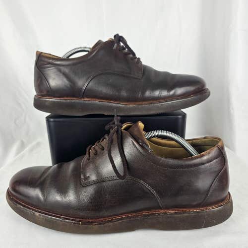 Samuel Hubbard Founder Men's 10M Plain Toe Oxford Brown Leather Shoes M2100-041
