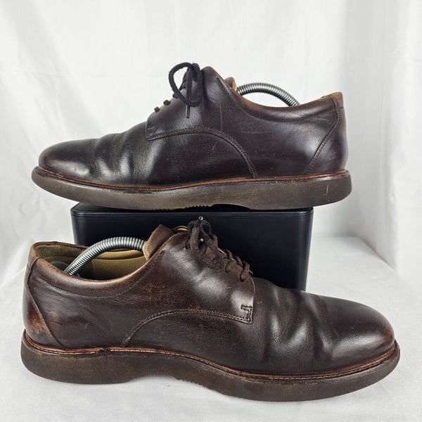 Samuel Hubbard Founder Men's 10M Plain Toe Oxford Brown Leather Shoes M2100-041