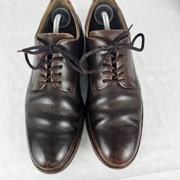Samuel Hubbard Founder Men's 10M Plain Toe Oxford Brown Leather Shoes M2100-041