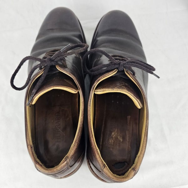 Samuel Hubbard Founder Men's 10M Plain Toe Oxford Brown Leather Shoes M2100-041