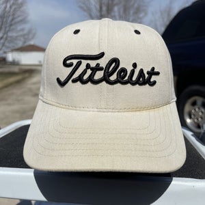 Titleist DCI Golf Clubs White Hat Cap Adjustable Strap USA