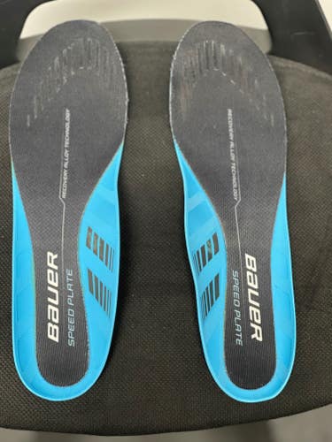 Senior Used Bauer Speed Plate Hockey Skates Regular Width Size 10