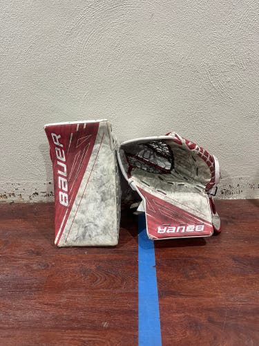 Used Regular Supreme S190 Glove And Blocker Set