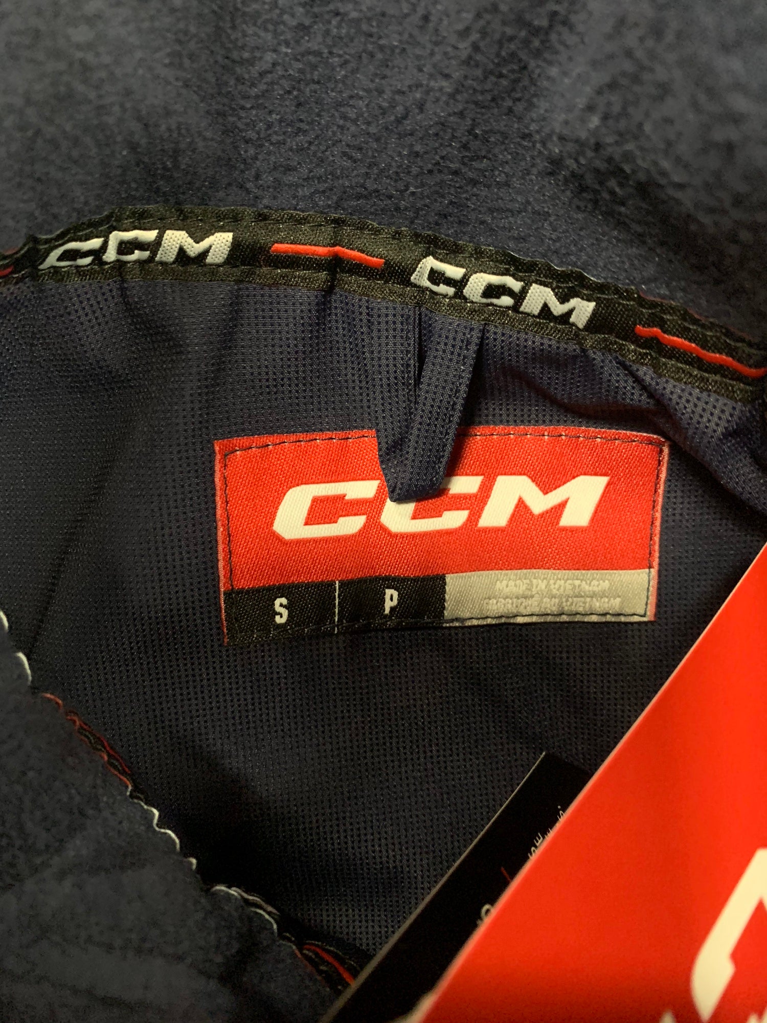 CCM Navy Heavyweight Jacket & Tapered Locker Pant Adult Xxl