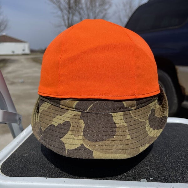 Vintage Ducks Unlimited Camouflage Camo Sponsor Snapback Hat Cap Suede Bill  USA
