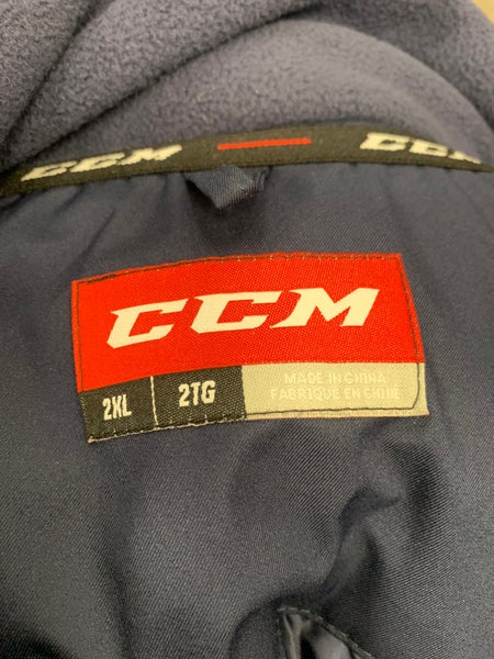 CCM Navy Heavyweight Jacket & Tapered Locker Pant Adult Xxl
