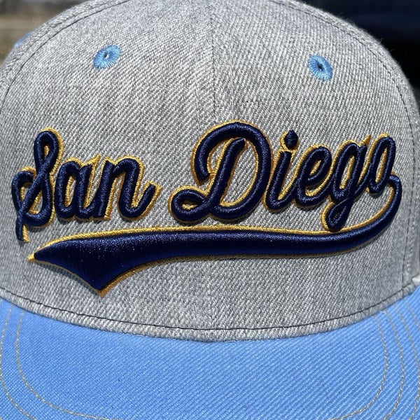 RARE Vintage Drew Pearson San Diego Chargers Graffiti Wool Snapback  Spellout Hat | SidelineSwap