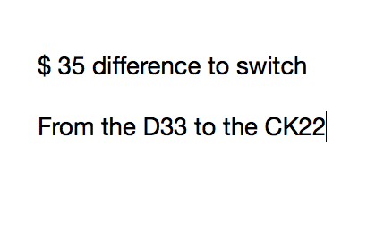 Difference for the A2000 CK22 Left Hand Thrower for EricI35
