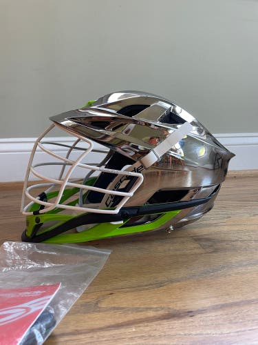 Brand New Chrome Cascade S Lacrosse Helmet