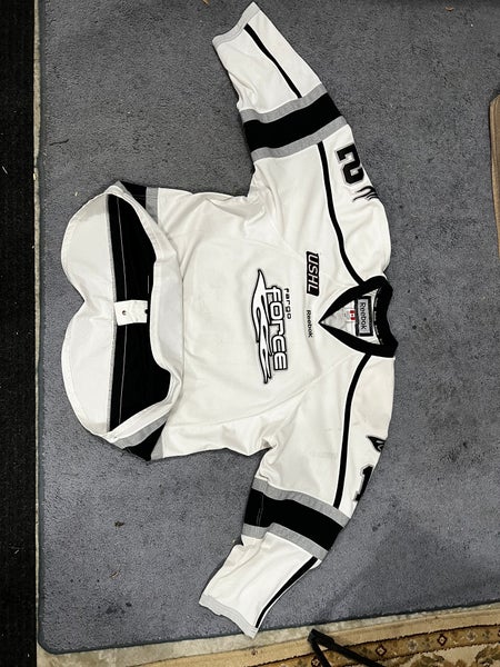 Game Worn Orlando Solar Bears Bauer Wansborough IHL ECHL Hockey Jersey  White 56 | SidelineSwap