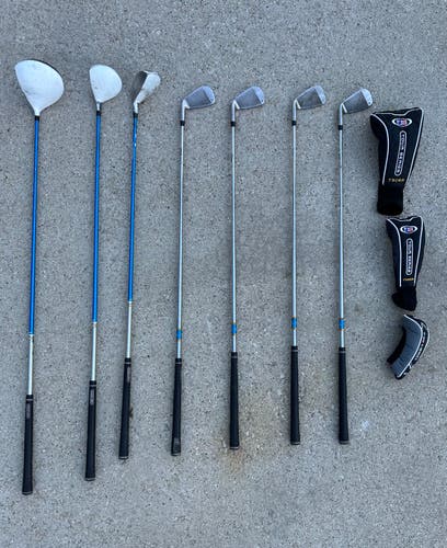 Used US Kids Golf TS Right Handed 63" Clubs Steel Shaft (Partial Set) Junior 7 Pieces