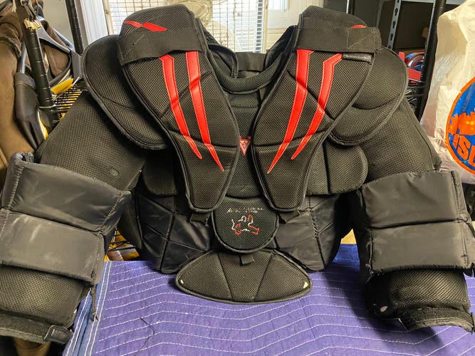 Used Large Vaughn  Velocity V6 Goalie Chest Protector