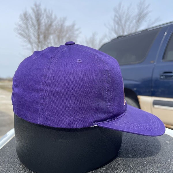 Vintage 90s Colorado Rockies Purple Mesh Trucker Snapback Hat Cap Youth