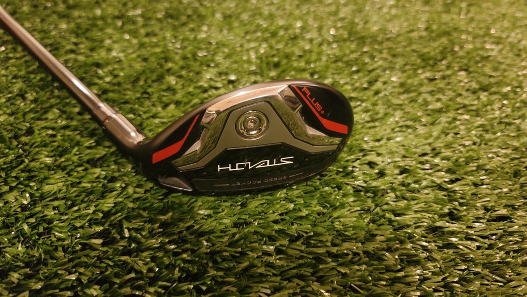 Used Men's TaylorMade Right Handed Stealth Plus Hybrid Extra Stiff Flex 3H