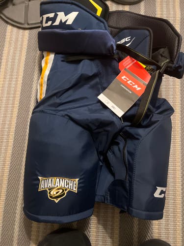 New Medium CCM  Tacks 65c Hockey Pants Custom New Jersey Avalanche