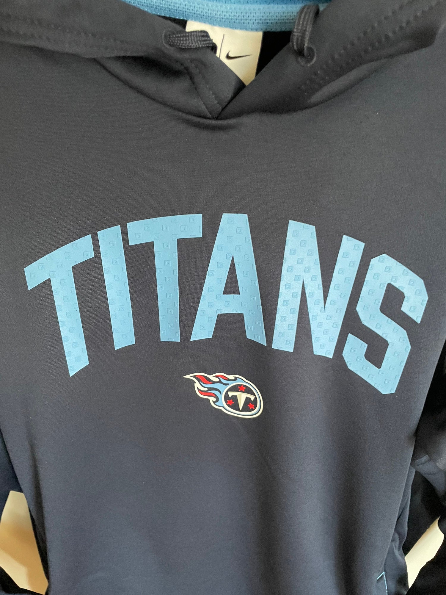 Nike Navy Tennessee Titans Sideline Performance Long Sleeve Hoodie