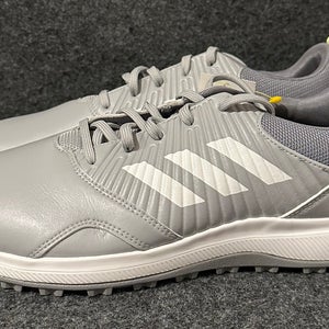 Men’s Adidas CP Traxion SL Spikeless Golf Shoes BB7902 Gray Neon  Size 10.5