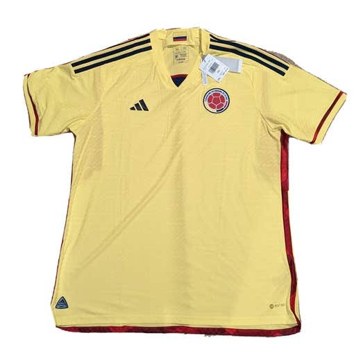 Adidas Authentic Columbia 2022 Home Pro Match Jersey 2XL XXL Soccer World Cup