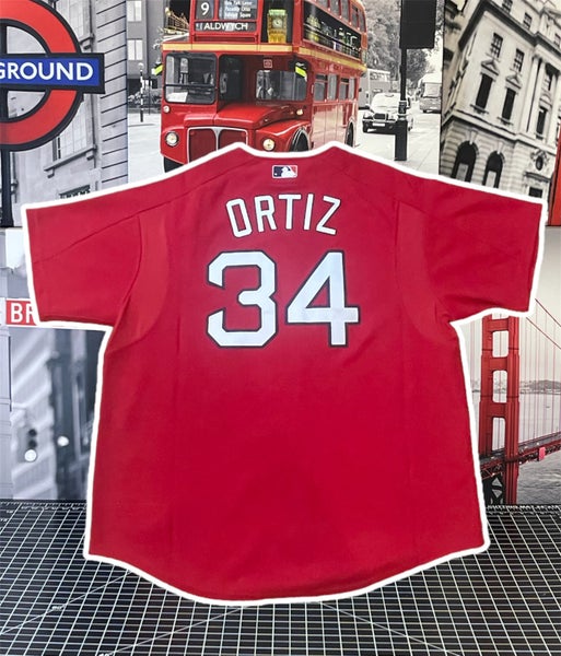 Men's Boston Red Sox David Ortiz Mitchell & Ness Red