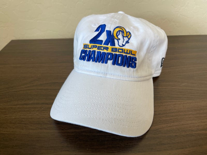 Los Angeles Rams NFL FOOTBALL SUPER BOWL CHAMPS Womens Adjustable Strap Cap  Hat!