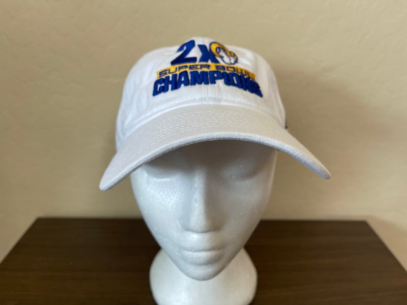 Los Angeles Rams NFL FOOTBALL SUPER BOWL CHAMPS Womens Adjustable Strap Cap  Hat!