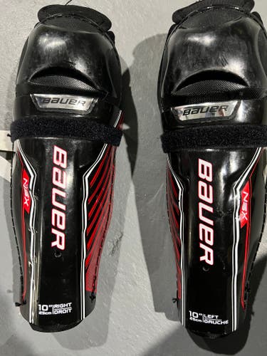 Youth Used Bauer Nsx 10" shin guard