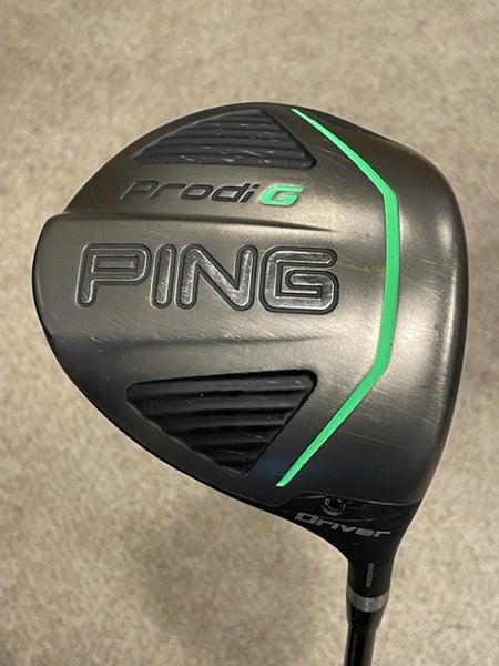 Used Ping Prodi G Junior golf set right handed Regular Flex 8 Pieces: D, H, 7,8, PW, 52, 56, putter