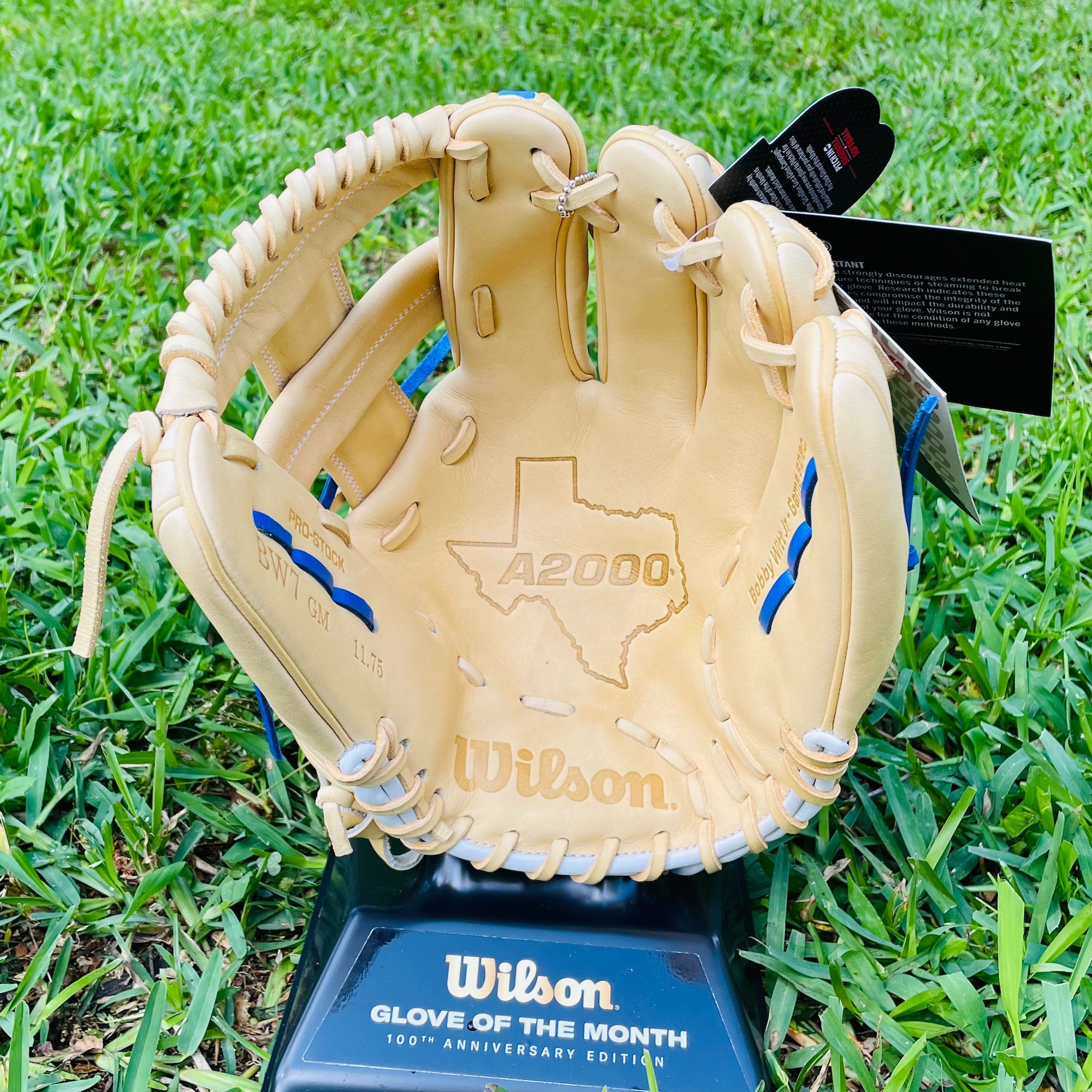 Wilson April 2023 Glove of The Month Bobby Witt Jr A2000 WBW1013681175 11.75 Baseball Fielder's Glove