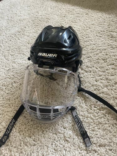 Used Medium Bauer Pro Stock Re-Akt Helmet