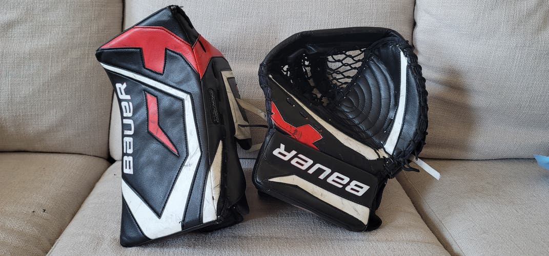 Bauer Supreme One100 Pro Stock GLOVE AND BLOCKER