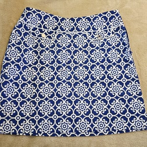 New EP Pro Blue and White Women's Skort