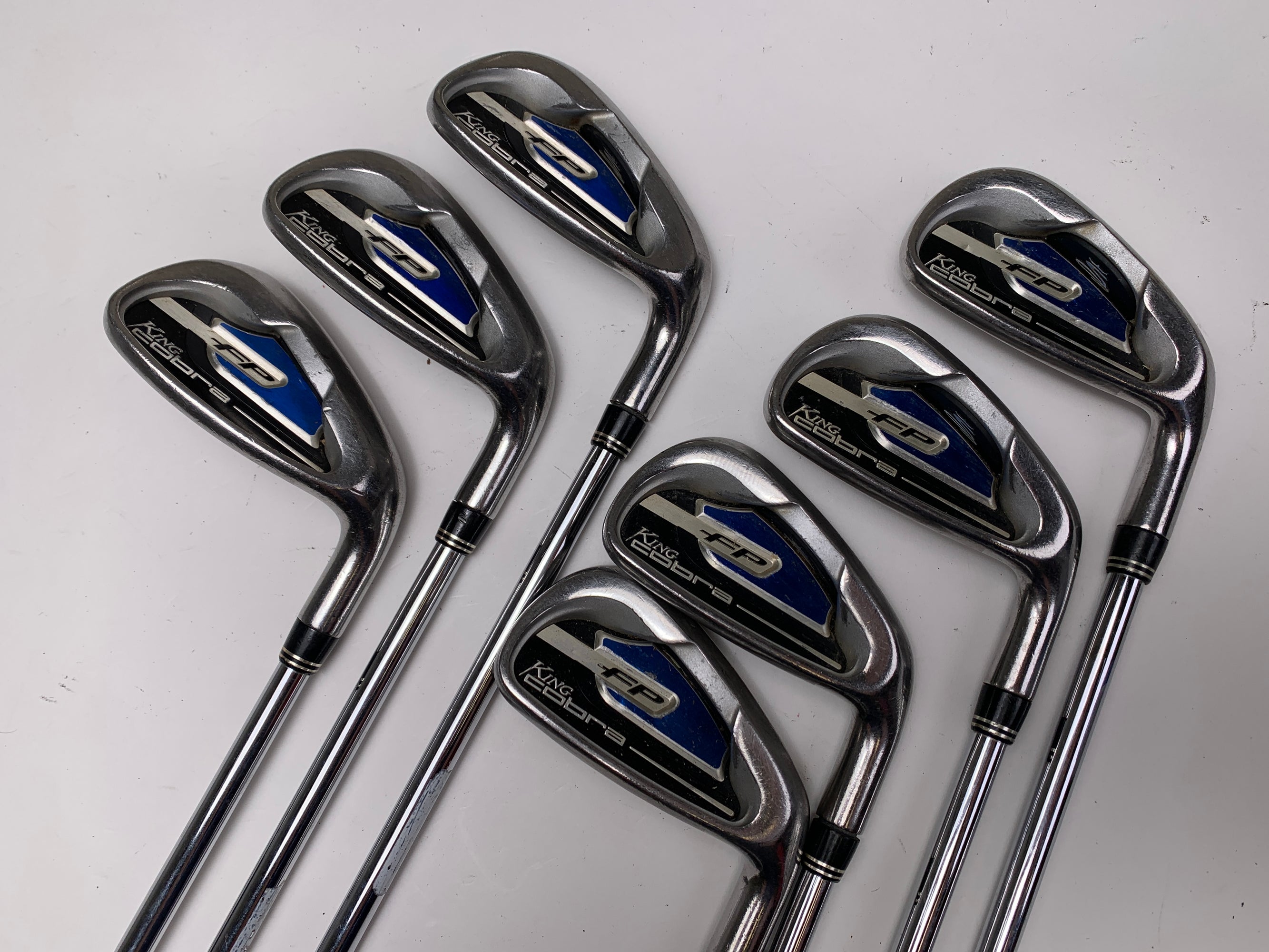 Cobra FP Iron Set 4PW+AW NS Pro 1030h Regular Steel No 8 iron RH Midsize Grips SidelineSwap
