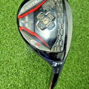 Tour Edge Exotics E8 3 Hybrid 19* RH / Recoil F3 Regular Graphite ~40.5"/ jd1074