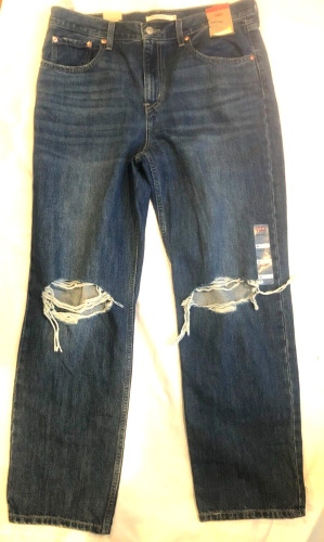 Levis Jeans Womens Size 31 Low Pro Straight Mid Rise Relaxed Denim NWT