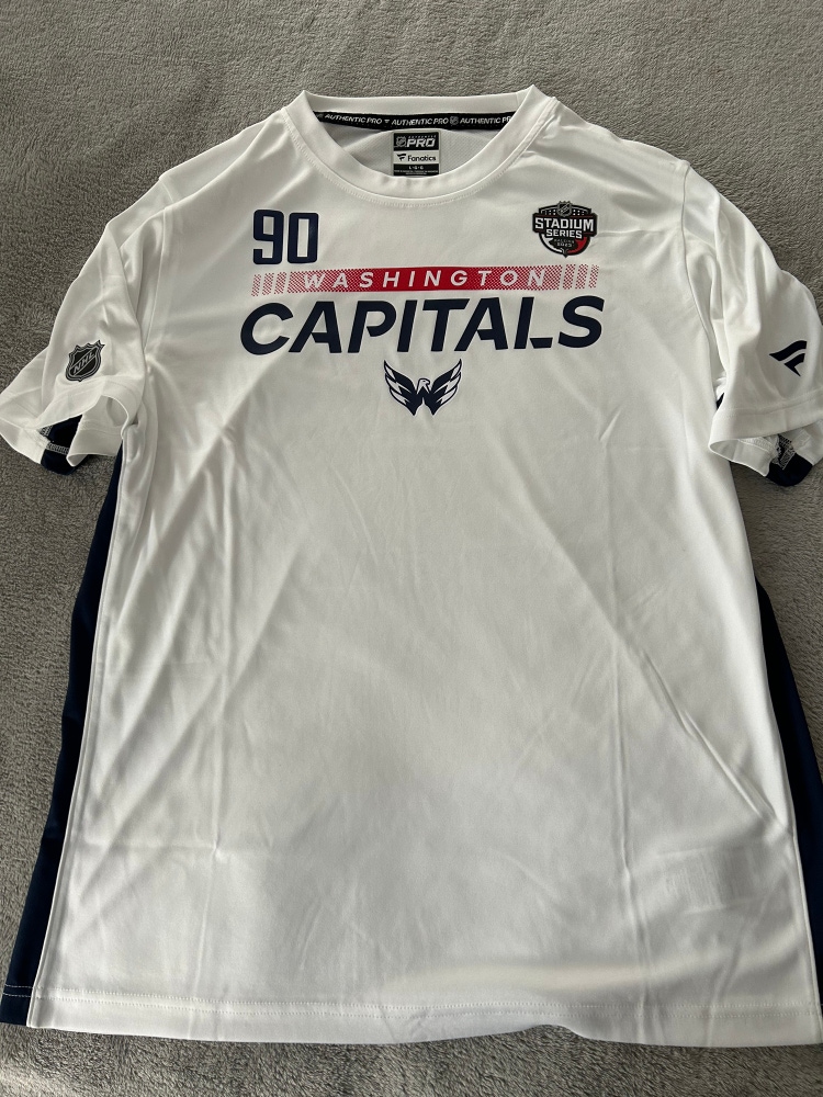 Marcus Johansson 90 Washington Capitals Fanatics Authentic Pro Shirt Large Team Player Issue