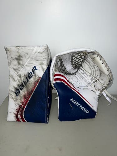 Used Regular Pro Stock Bauer 2X Pro Glove/blocker